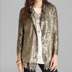 Free People Stardust Sequin Jacket